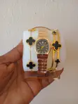 Women's Watch Set with Bracelet & Bangles - 1