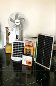 300W Feisun Solar Generator + Rechargeable Solar Fan Combo - 4