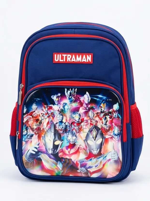 Brand New Classic School Backpack - Red - 1