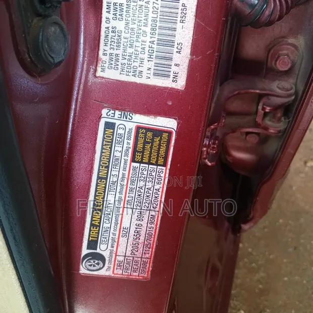2007 Honda Civic 1.8 Coupe LX Automatic Red - 1