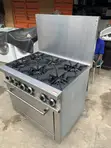 Industrial Six Burner Gas Cooker - 2
