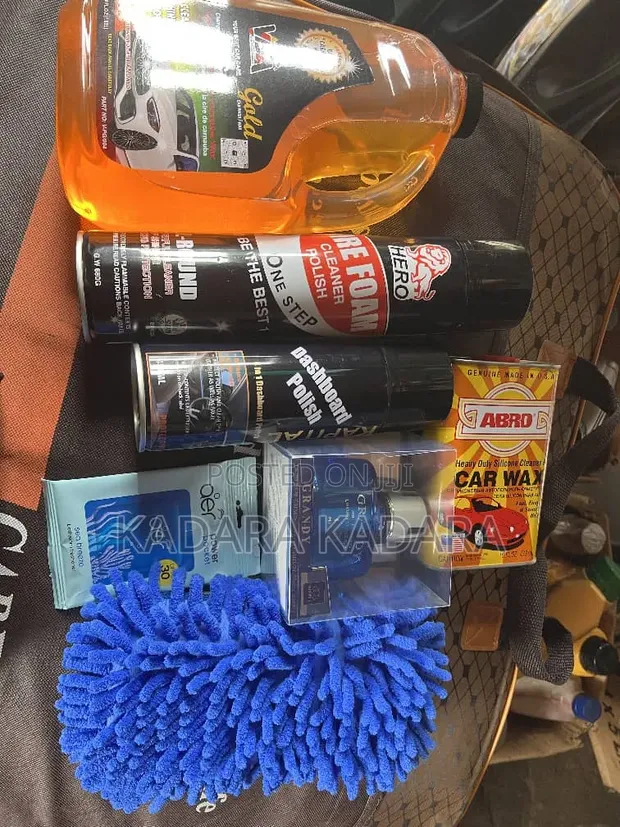 Brand New Car Cleaning and Polishing Kit - 1