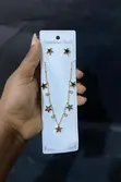Charm Necklace and Earring Set - 1