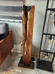 Decorative Rustic Wooden Standing Light - 3