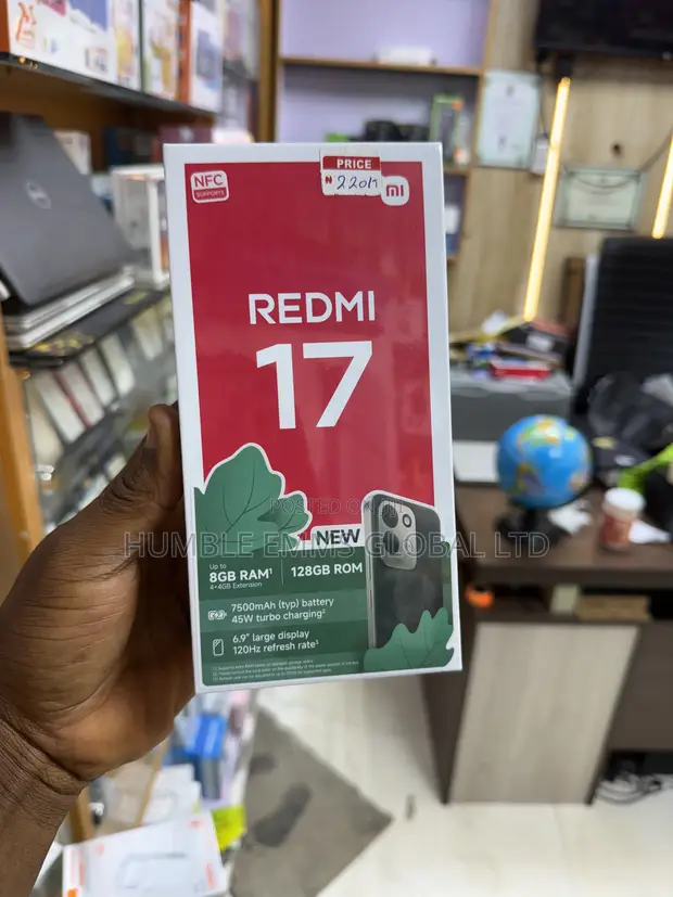 New Xiaomi Redmi 17 128GB Black - 1