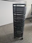 Clean Used Kitchen Storage Rack - Black Steel - 4