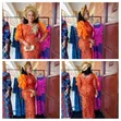 Orange Lace Dress - Size 16 - 5