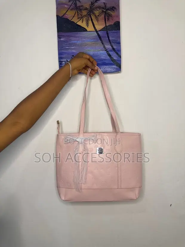 Spacious Leather Tote Bags - 1
