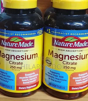 Nature Made Magnesium Citrate 250mg 180 Softgels
