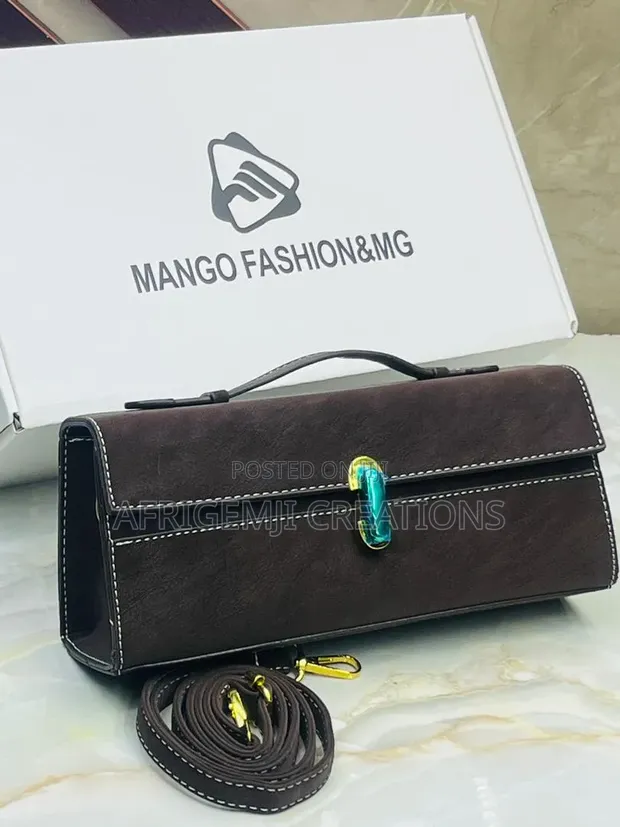 Luxury-Inspired Structured Mango Fashion Bag - 1