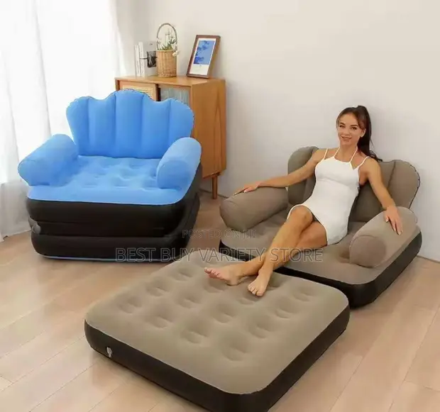 Royal Inflatable Relaxation Sofa with Electric Pump - 1