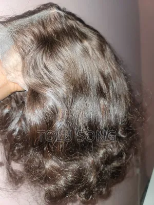 Classy Natural Human Hair Wig 14"