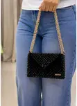 Beaded Handbag - Classic Blue - 3