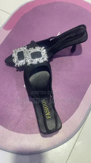Gucci Black Classic Heeled Sandals - Size 39