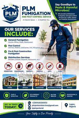 PLM Fumigation da Sabis na Janitorial