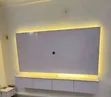 Brand New TV Console with LED Lights - White - 1
