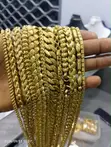 24 Karat Gold Chain and Pendant - 1