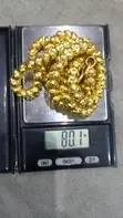24 Karat Gold Chain and Pendant - 2
