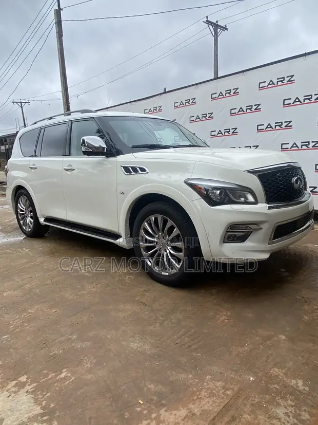 2017 Infiniti QX80 White - 1