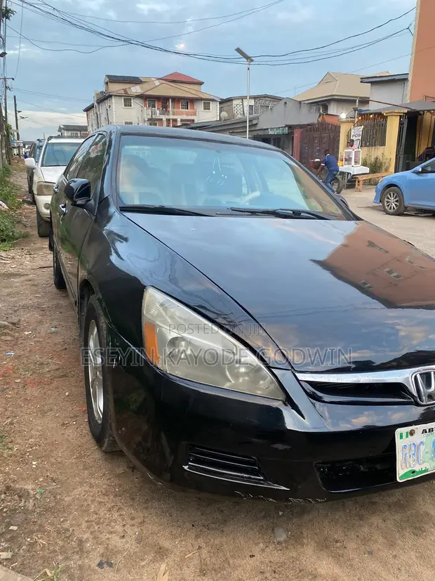 Honda Accord 2007 Black - 1