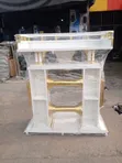52x42 Inch White & Gold Podium - 1