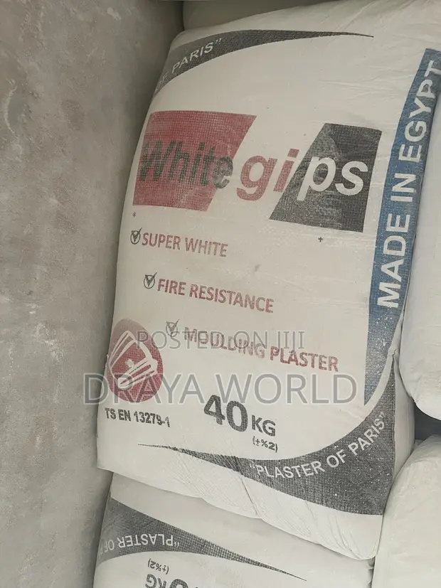 Whitegips POP Plaster - 40kg - 1
