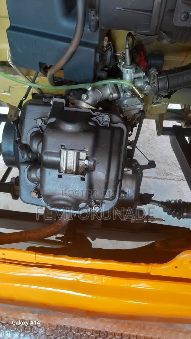 TVS King Deluxe Plus iTouch Start Tricycle 2021 Yellow - 1