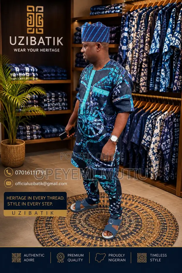Uzibatik Adire/Batik Fabrics & Ready-to-Wear Apparel - 1