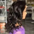 16" 5x5 Glueless Wig Bouncy Curl Human Hair - 3
