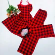 Kendra's Luxe Red Cotton Sleepwear - Brand New - 1