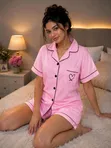 Kendra's Luxe Red Cotton Sleepwear - Brand New - 5
