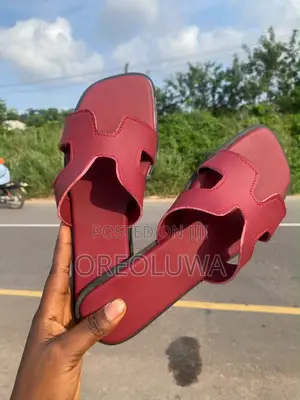 Hermes Female Palm Leather Slippers