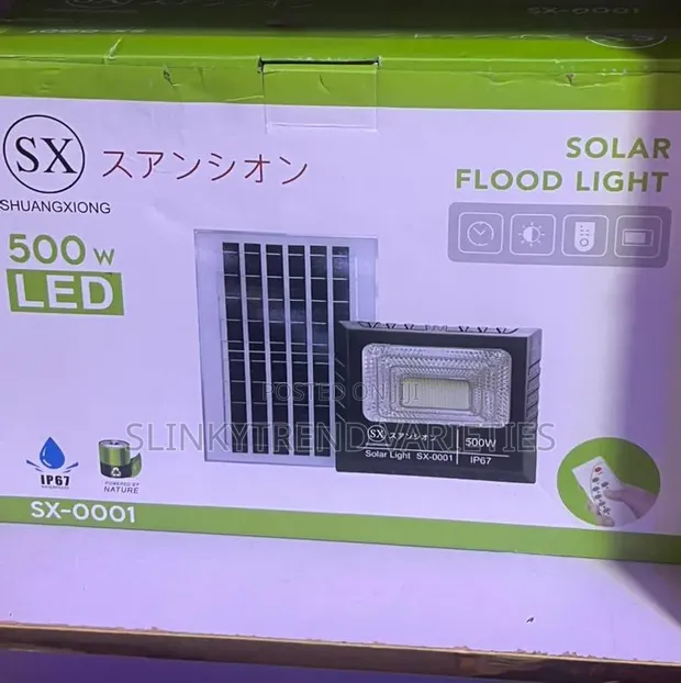 SX 500W LED Flood Light with Remote Control - 1
