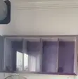 Makeup Station with Display Shelves - 1