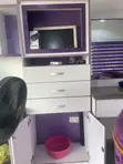 Makeup Station with Display Shelves - 3