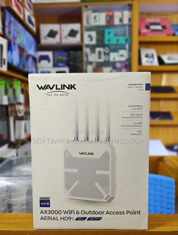 Wavlink AX3000 HD9 Outdoor Access Point - 1