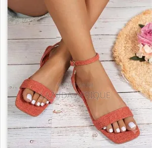 Hobo Gold Laid Flat Cross Sandals