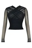 Classy Lycra Mesh Tops - Brand New - 3