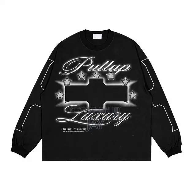 Pullup Luxury Sweatshirt - Black - 1