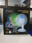 Uplift 12-Inch Solar AC/DC Table Fan with 6W Panel & 2 Bulbs - 1