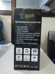 Uplift 12-Inch Solar AC/DC Table Fan with 6W Panel & 2 Bulbs - 2
