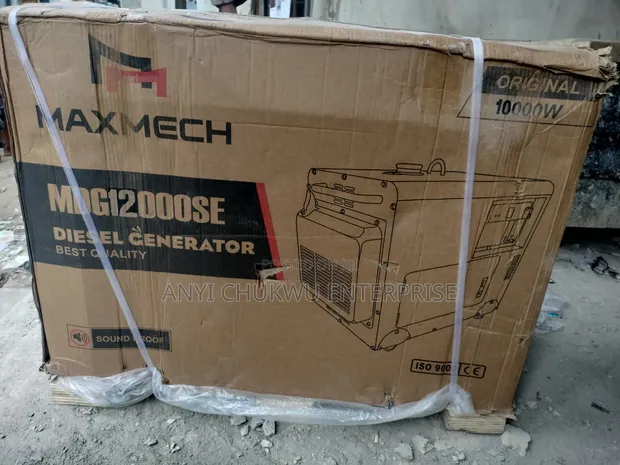 Maxmech 10kva Diesel Soundproof Generator - 1