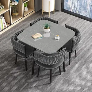 Regal Marble Dining Set - 4 Chairs