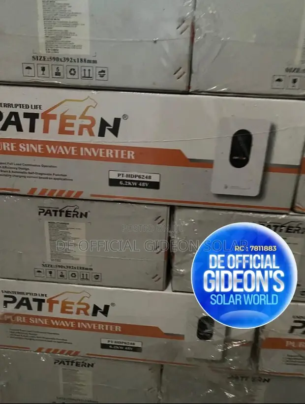 Pattern 6.2kW Hybrid Solar Inverter - 1