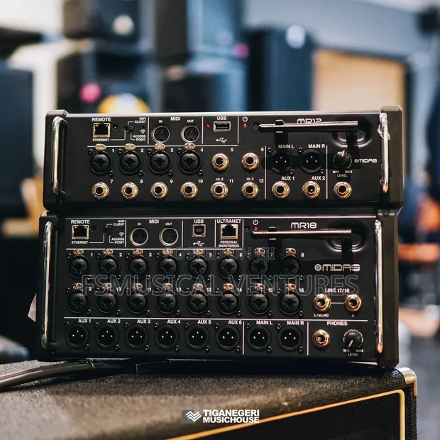 Midas MR18 18-Channel Digital Mixer with Preamp & WiFi - 1