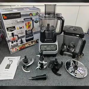 Hoffman HM-2089 4-in-1 Blender & Food Processor
