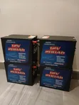 Used LGPOWER 12V 200Ah LiFePO4 Inverter Batteries (4 pcs) - 2