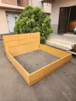 Home Interiors Plywood 6x6 Bed Frame - 1