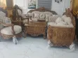 Egyptian Royal Sofa Set with Center Table & Side Stools - 1