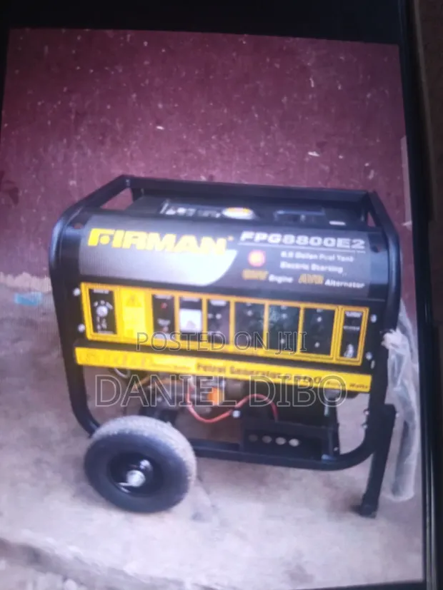 Firman FPG8800E2 Petrol Generator 6kVA Used - 1